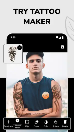 Tatuaggio Simulator e Design screenshot