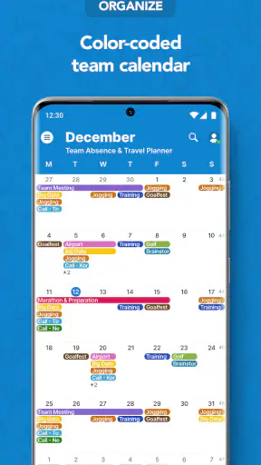 Teamup Calendar screenshot