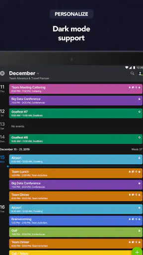 Teamup Calendar screenshot