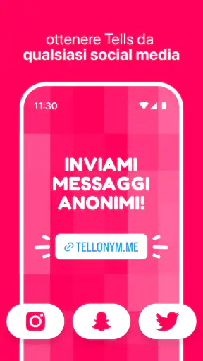 Tellonym: Domande anonime screenshot