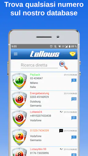 tellows - Caller ID e Blocco screenshot