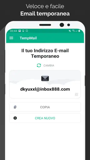 Temp Mail - E-mail Temporanea screenshot