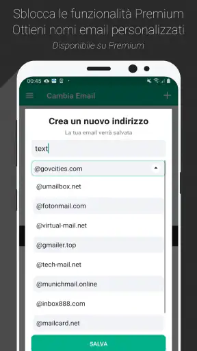 Temp Mail - E-mail Temporanea screenshot