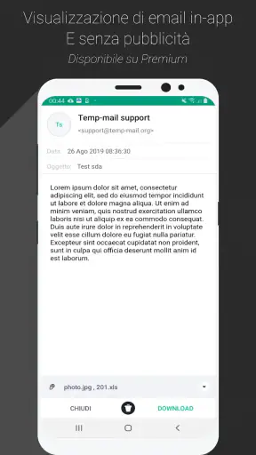 Temp Mail - E-mail Temporanea screenshot