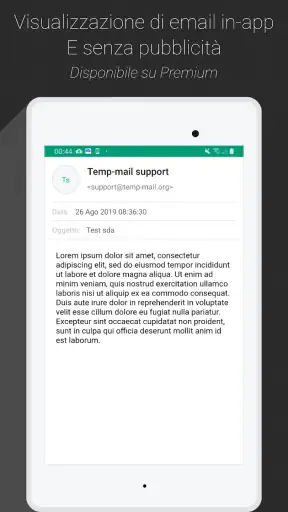 Temp Mail - E-mail Temporanea screenshot