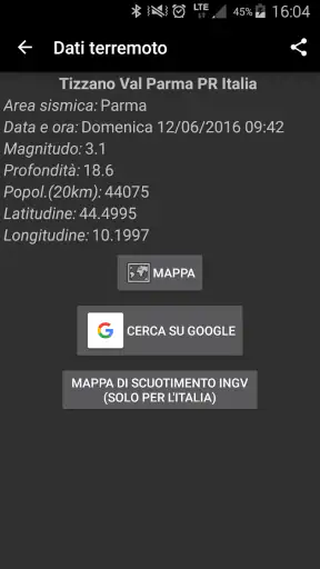 Terremoti Italia No Banner screenshot