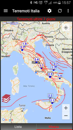 Terremoti Italia No Banner screenshot