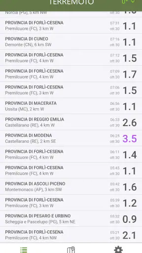 Terremoto screenshot