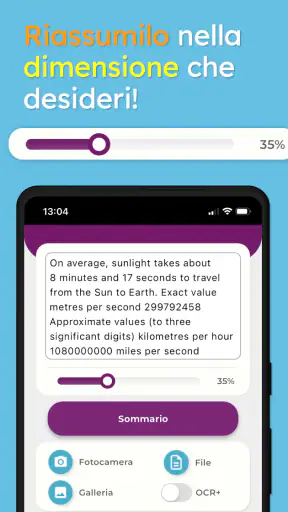 Text Summary - Riassumi testi screenshot