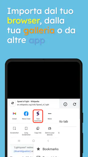 Text Summary - Riassumi testi screenshot