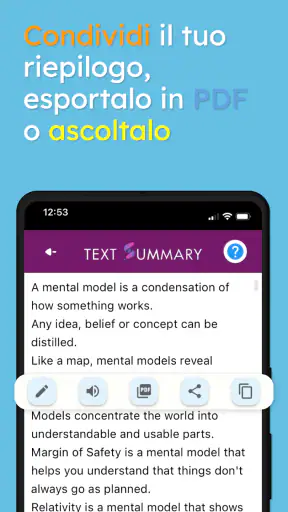 Text Summary - Riassumi testi screenshot