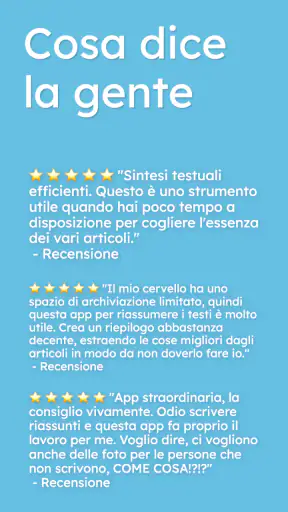 Text Summary - Riassumi testi screenshot