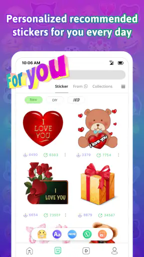 TextSticker 2024 WAStickerApps screenshot