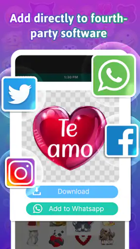 TextSticker 2024 WAStickerApps screenshot