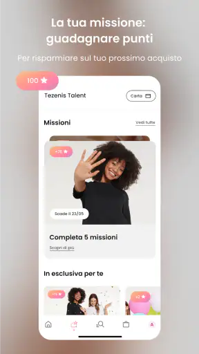 Tezenis screenshot