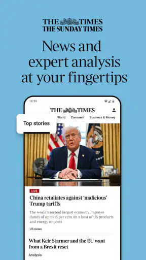 The Times: UK & World News screenshot