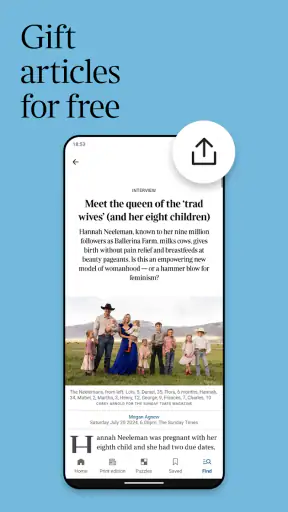 The Times: UK & World News screenshot