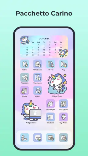 Themes: Widget E Cambio Icone screenshot