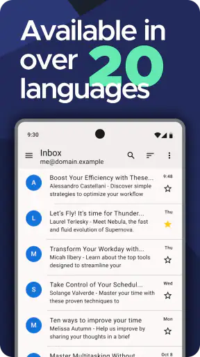 Thunderbird: Free Your Inbox screenshot