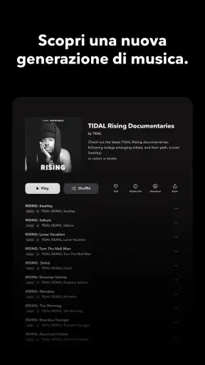 TIDAL Music screenshot