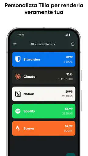 Tilla Premium screenshot