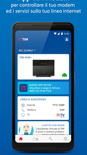 TIM Modem screenshot