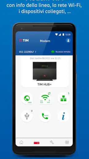 TIM Modem screenshot