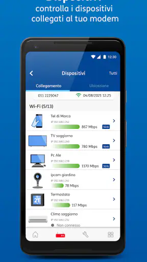 TIM Modem screenshot
