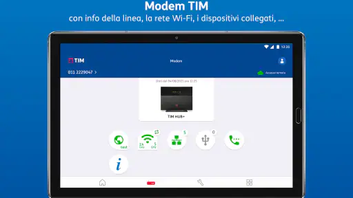 TIM Modem screenshot