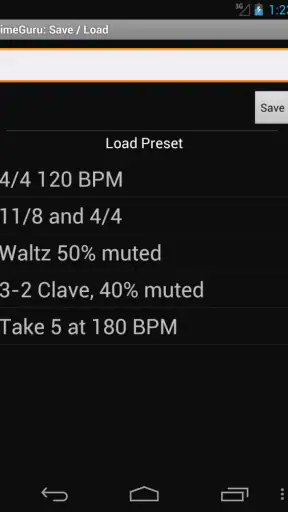 Time Guru Metronome screenshot