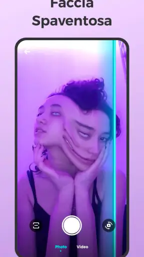 Time Warp - Filtro Linea Blu screenshot