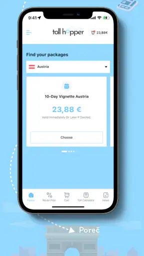 Toll Hopper Straßenreiseplaner screenshot