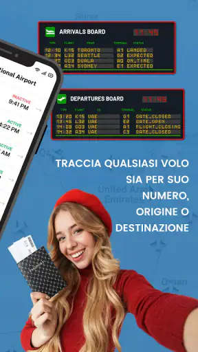 Tracciatore di volo screenshot