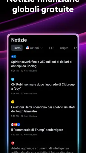 TradingView - Segui i mercati screenshot