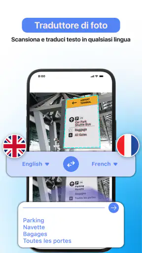 Traduttore di lingue, traduci screenshot