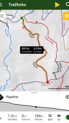 Trailforks screenshot