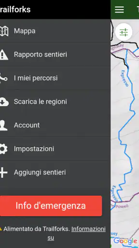 Trailforks screenshot
