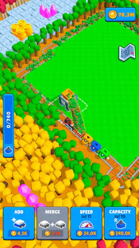 Train Miner: gioco ferroviario screenshot