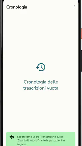 Transcriber per WhatsApp screenshot