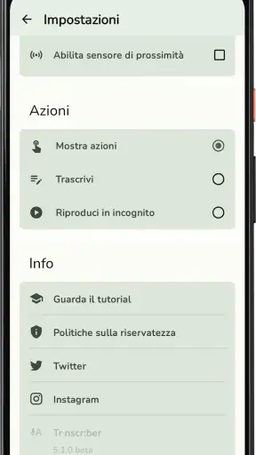 Transcriber per WhatsApp screenshot
