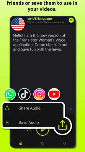 Translator Woman's Voice - TTS screenshot