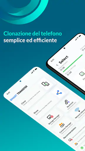 Trasferisci i miei dati screenshot