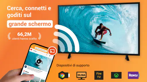 Trasmetti video alla TV: XCast screenshot
