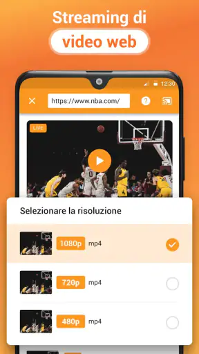 Trasmetti video alla TV: XCast screenshot