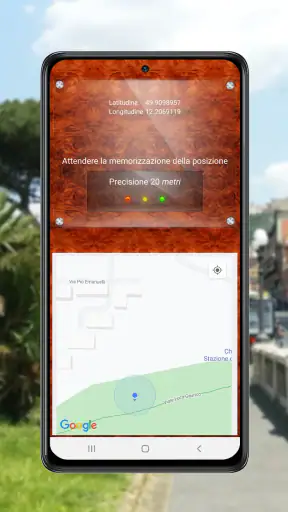 Trova auto parcheggiata - gps screenshot