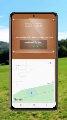 Trova auto parcheggiata - gps screenshot