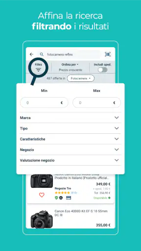 Trovaprezzi screenshot