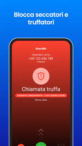 Truecaller: ID e blocco spam screenshot