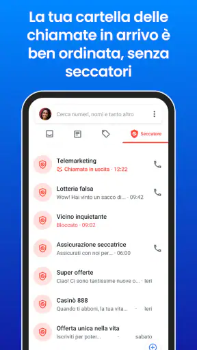 Truecaller: ID e blocco spam screenshot