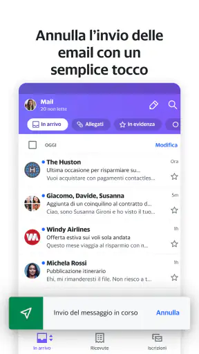 Tutto in ordine con Yahoo Mail screenshot